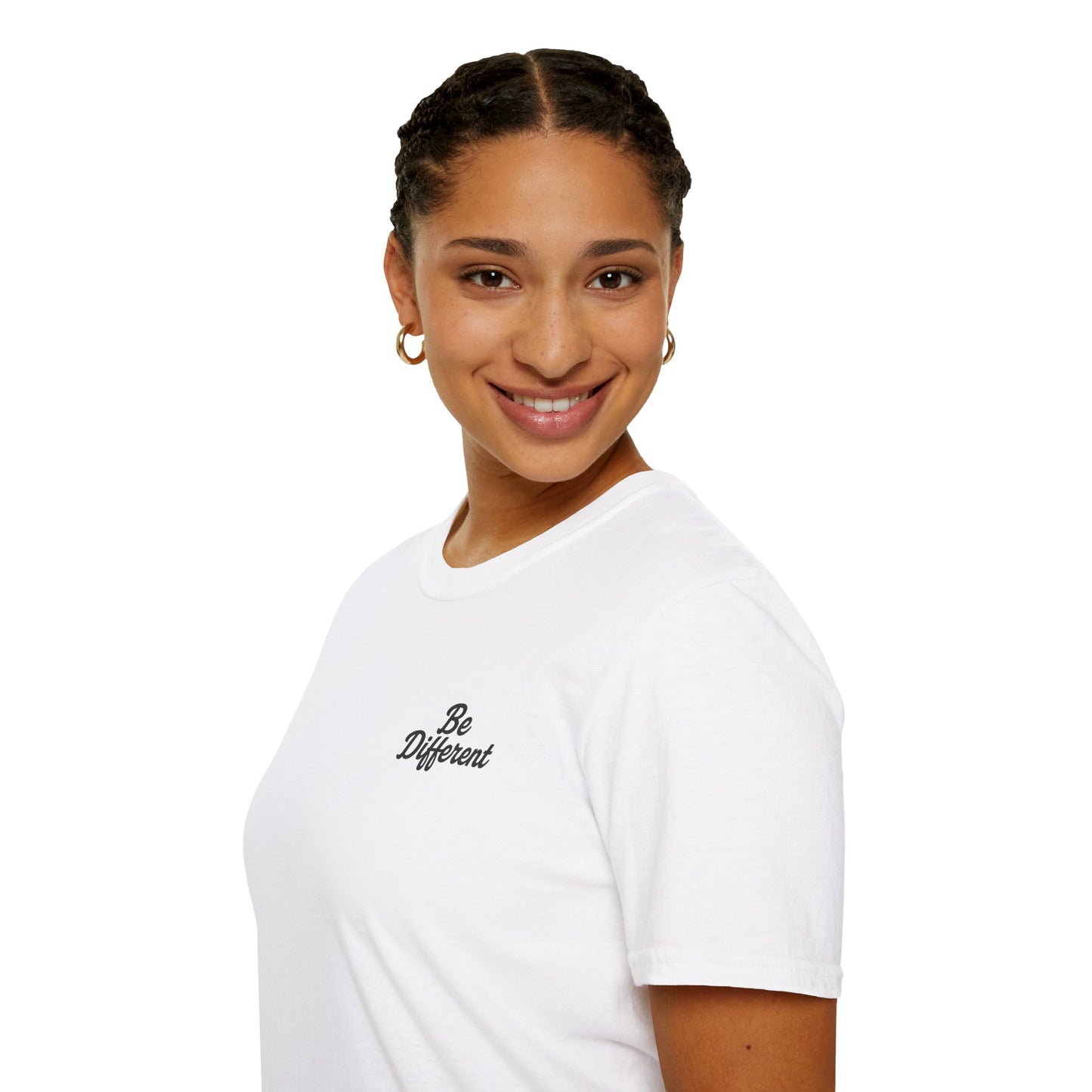 Inspirational Unisex Softstyle T-Shirt | 'Be Different' Design