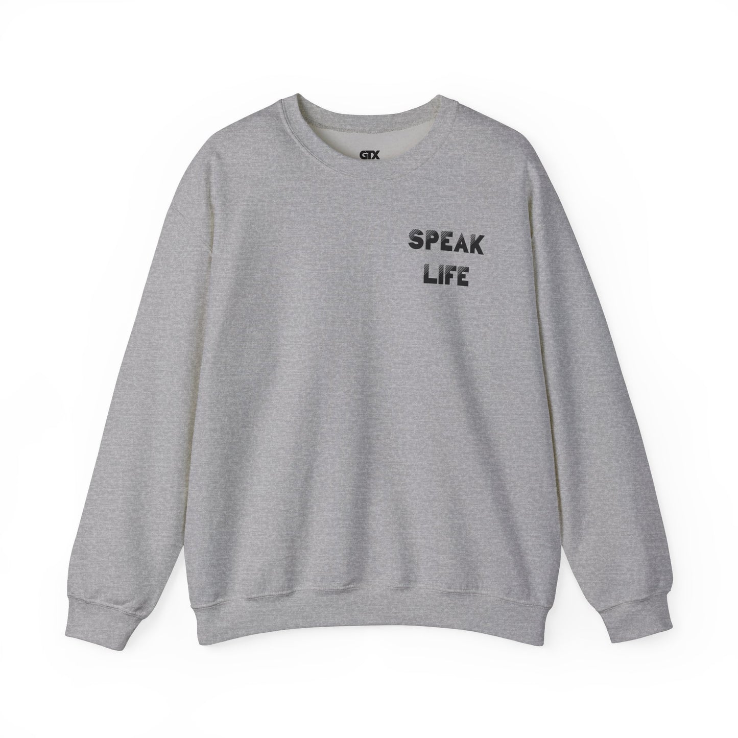 Inspirational Crewneck Sweatshirt - Speak Life Design