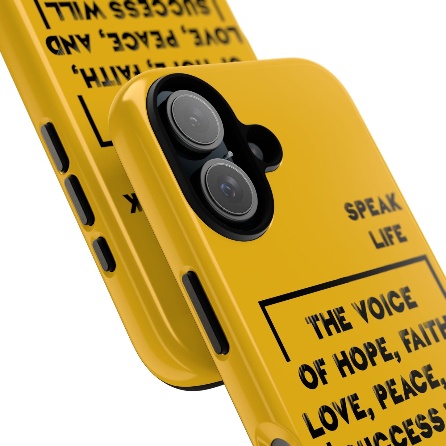 Inspiring Phone Case - "Speak Life" Quote - Hope, Faith, and Success