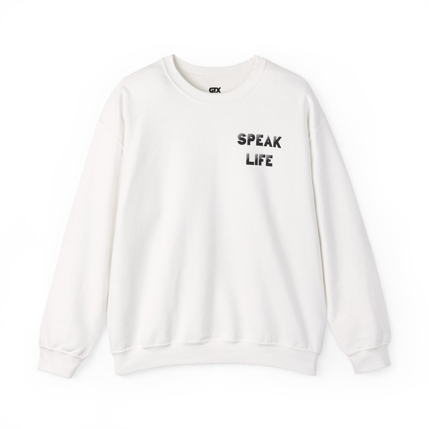 Inspirational Crewneck Sweatshirt - Speak Life Design