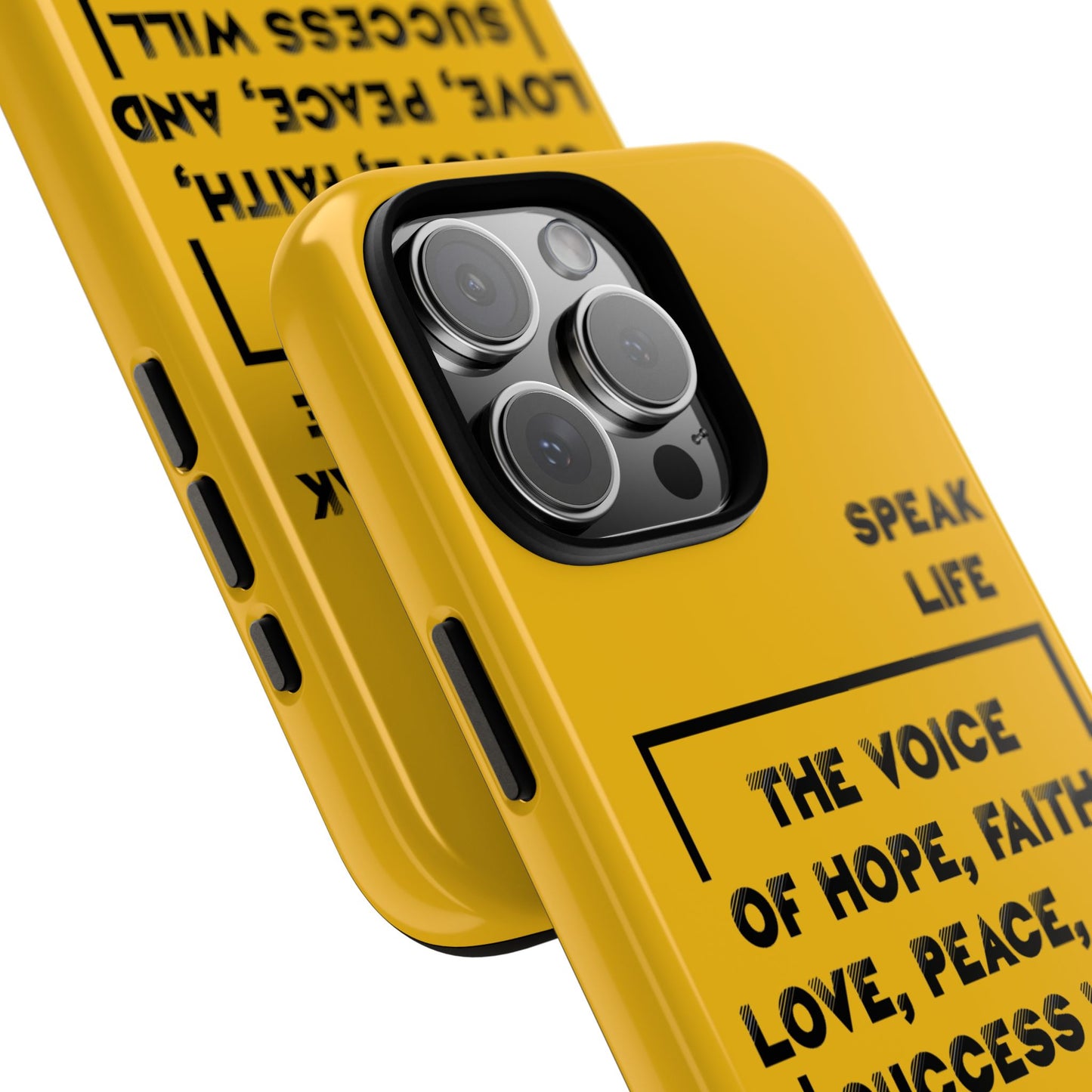 Inspiring Phone Case - "Speak Life" Quote - Hope, Faith, and Success