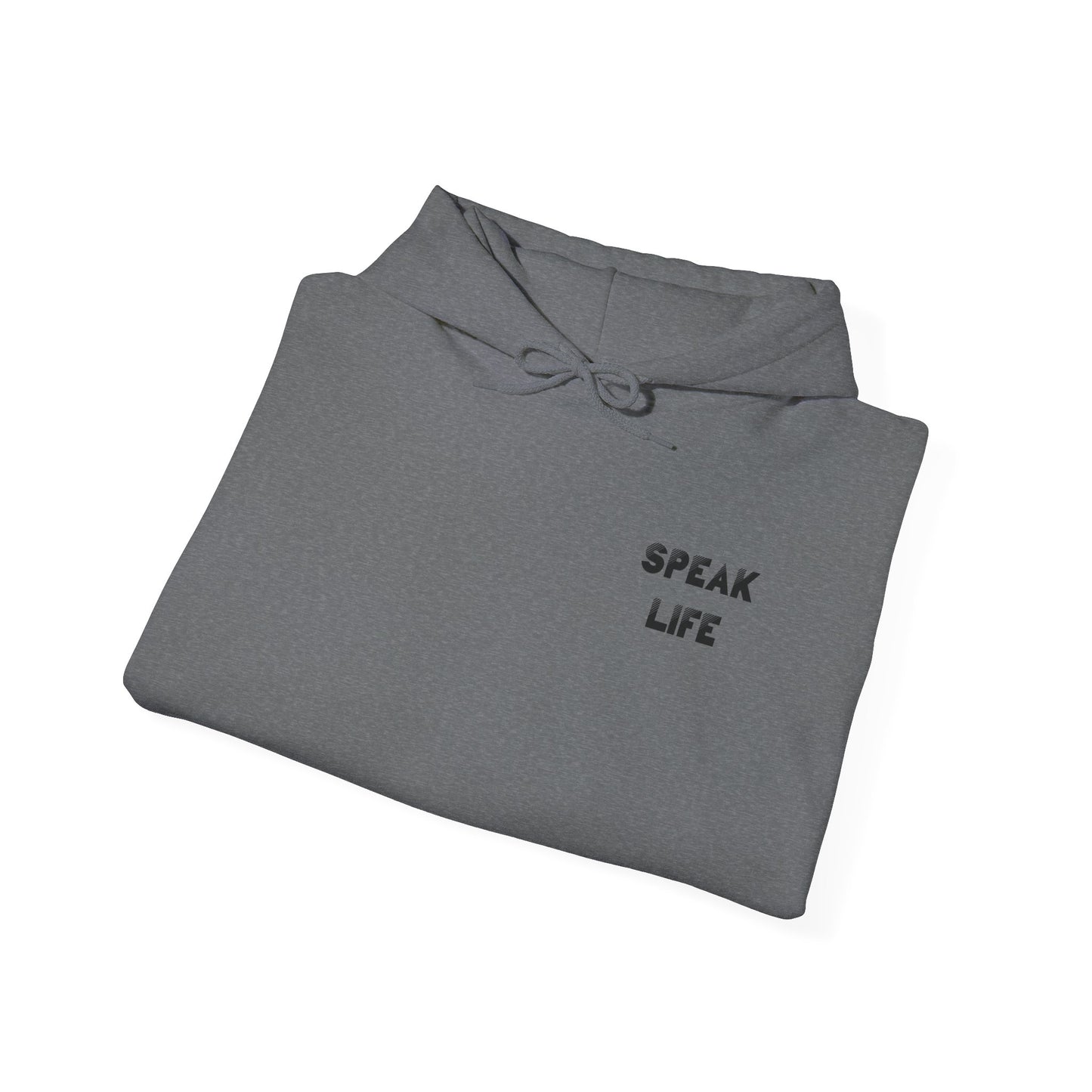 Inspirational Hoodie - Speak Life Sweatshirt for Positivity and Motivation
