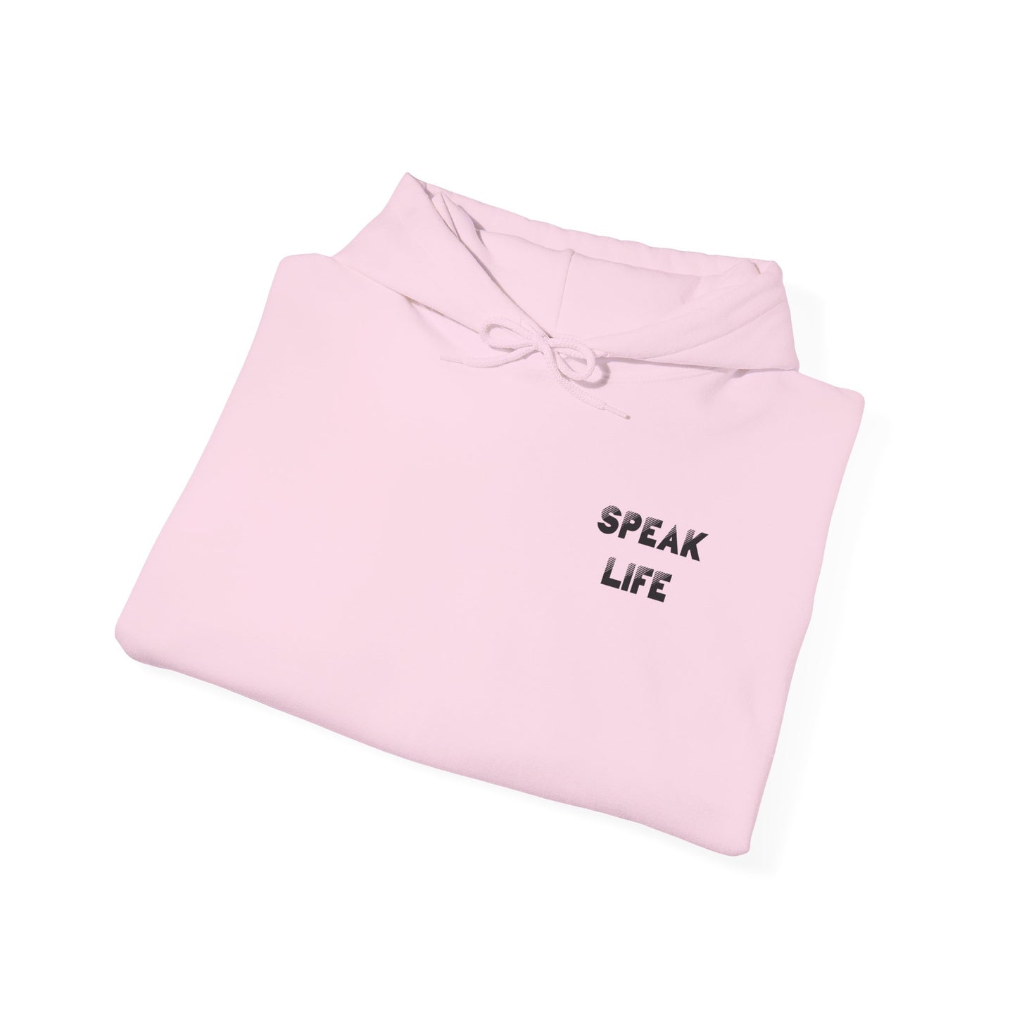 Inspirational Hoodie - Speak Life Sweatshirt for Positivity and Motivation