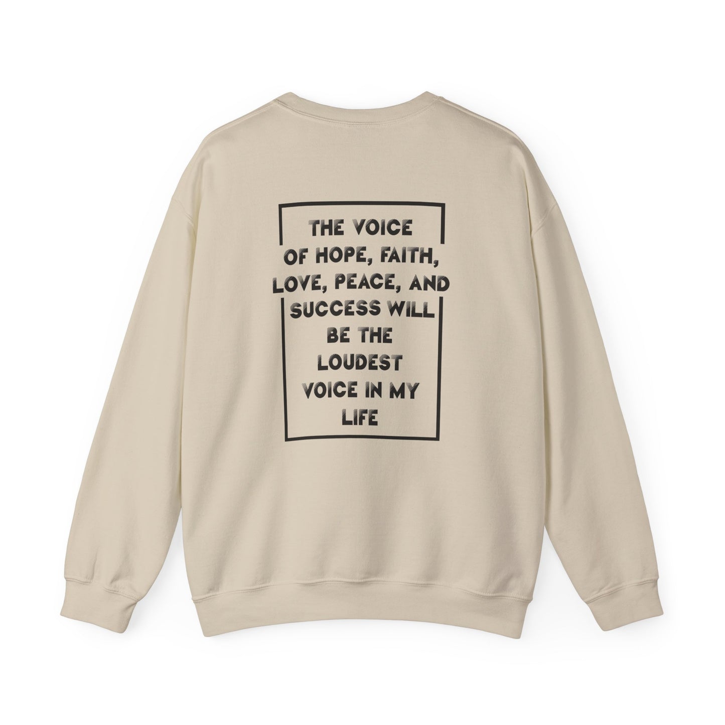 Inspirational Crewneck Sweatshirt - Speak Life Design