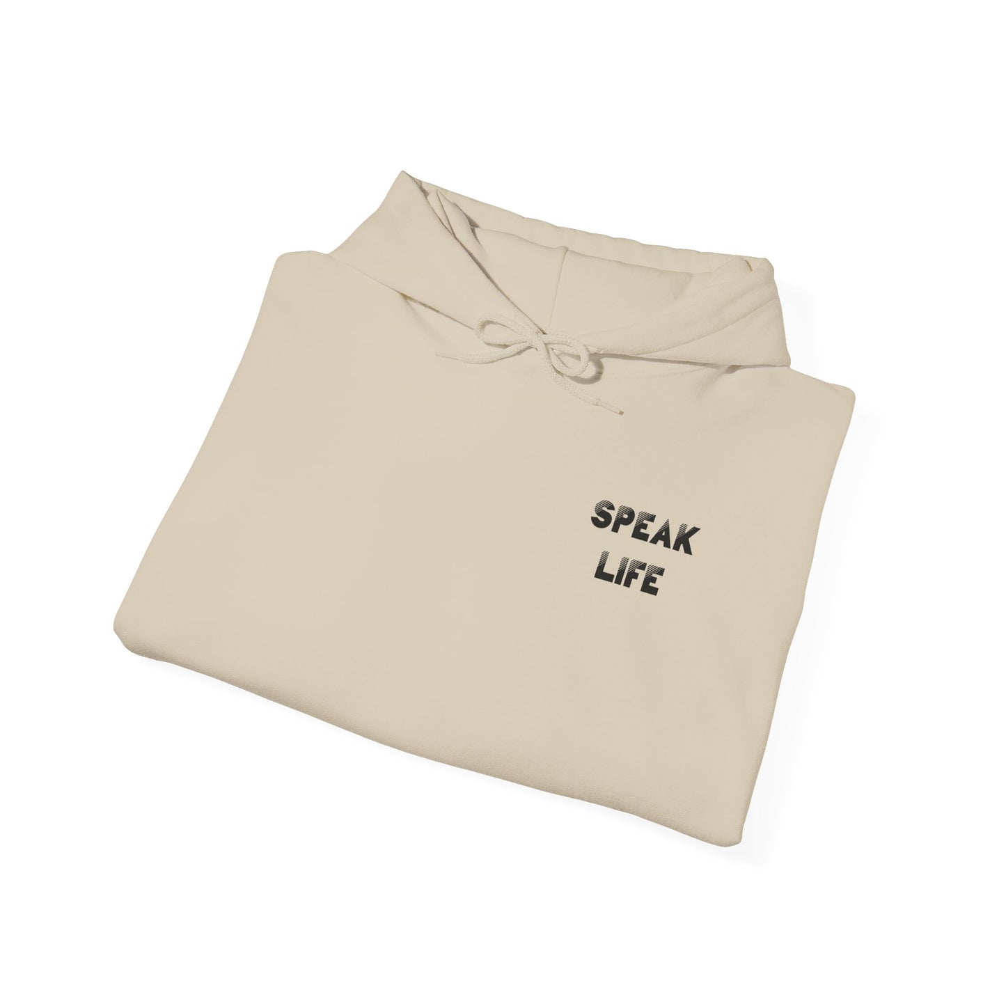 Inspirational Hoodie - Speak Life Sweatshirt for Positivity and Motivation