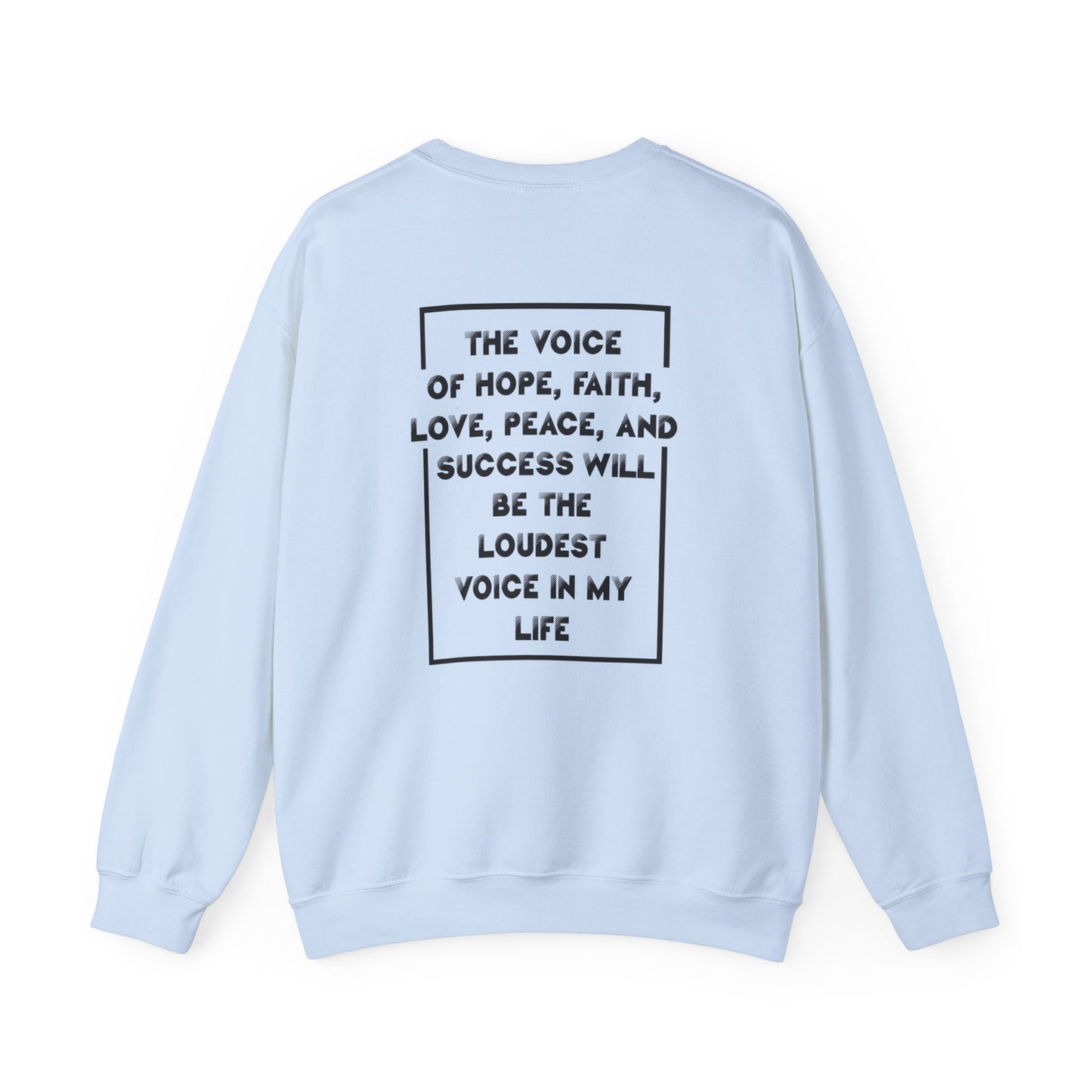 Inspirational Crewneck Sweatshirt - Speak Life Design