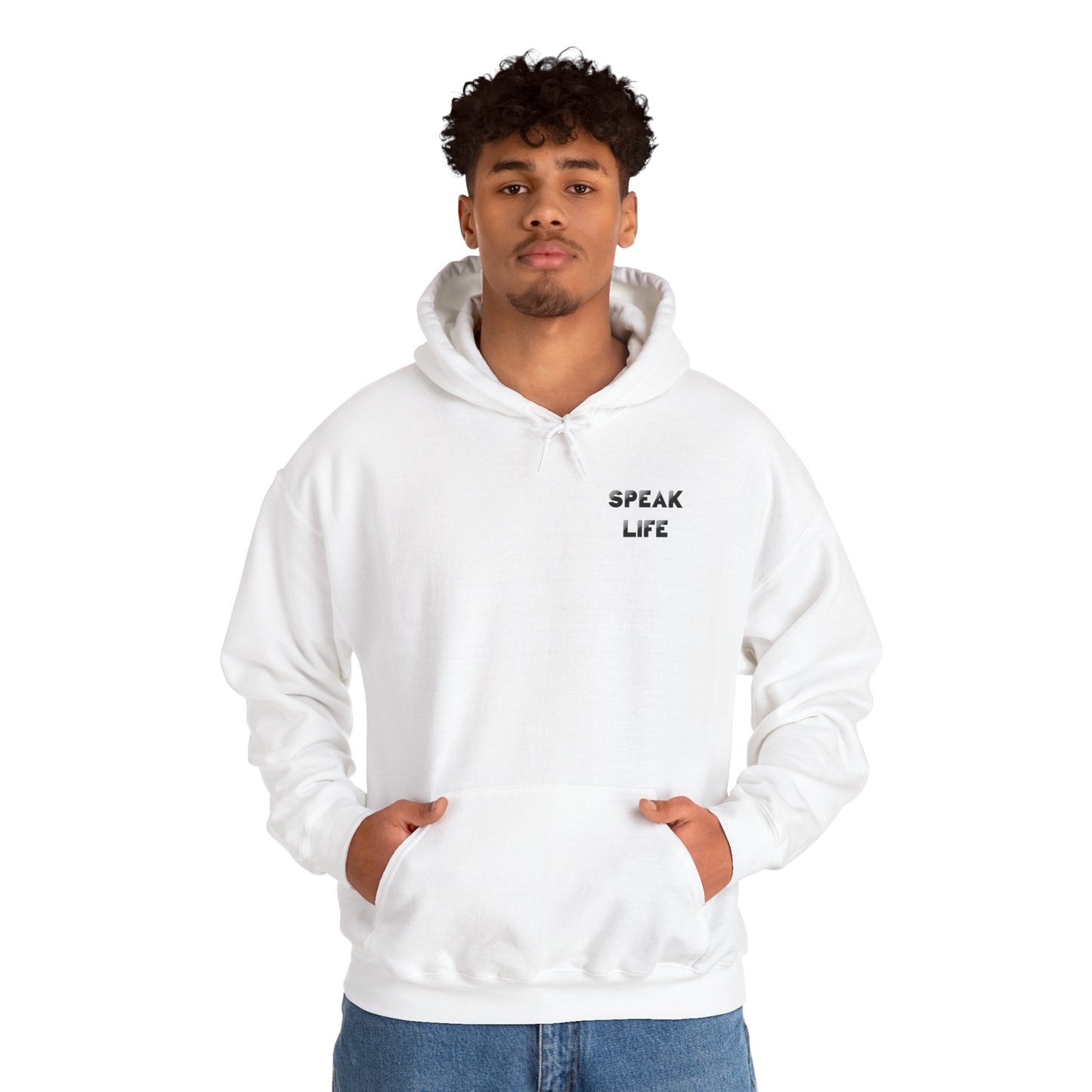 Inspirational Hoodie - Speak Life Sweatshirt for Positivity and Motivation