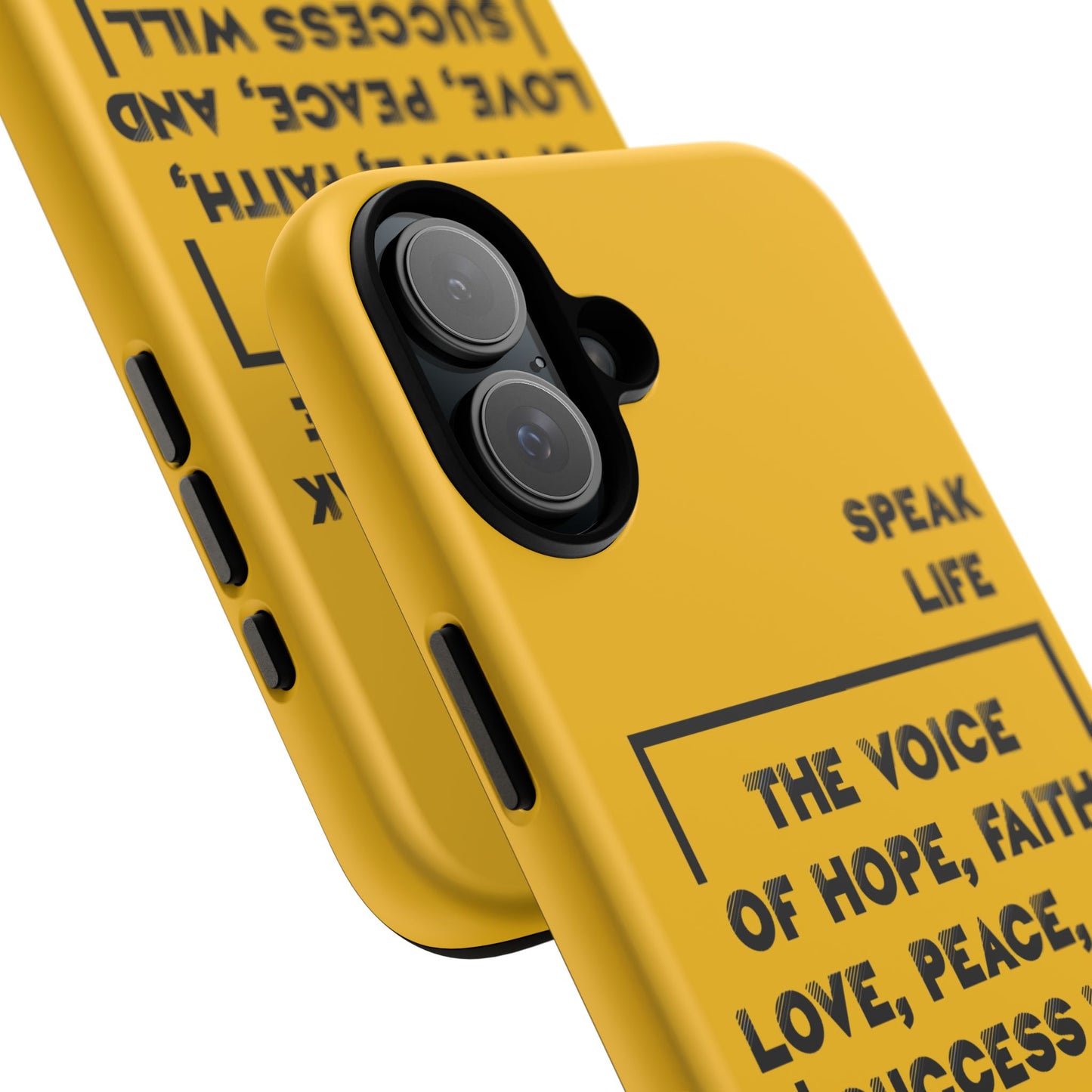 Inspiring Phone Case - "Speak Life" Quote - Hope, Faith, and Success