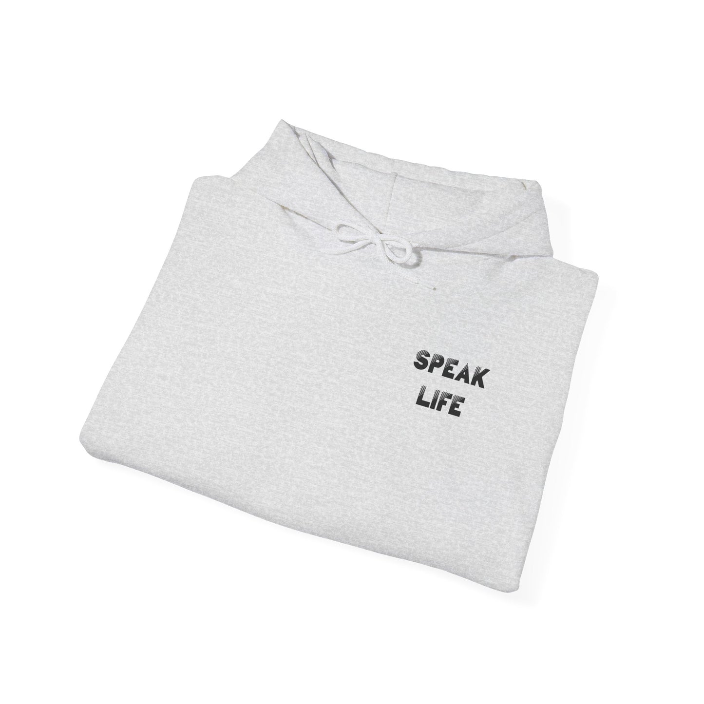 Inspirational Hoodie - Speak Life Sweatshirt for Positivity and Motivation
