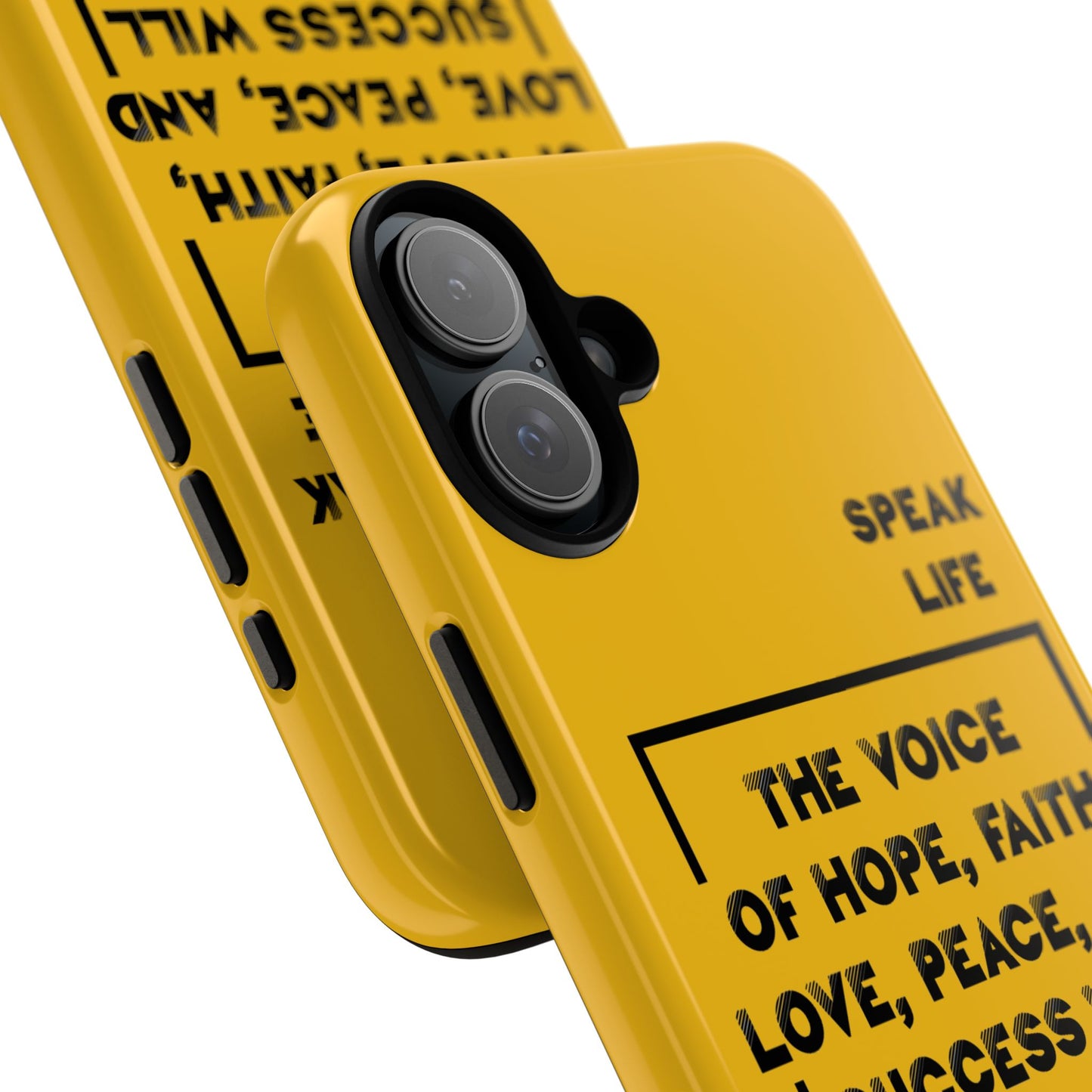 Inspiring Phone Case - "Speak Life" Quote - Hope, Faith, and Success