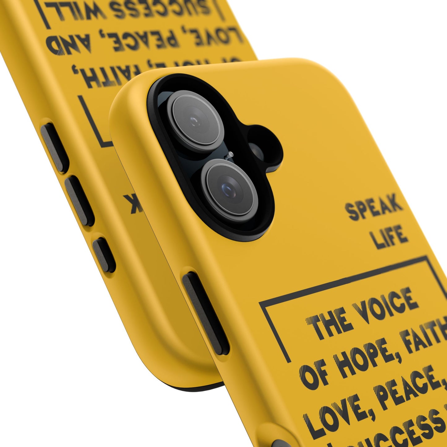 Inspiring Phone Case - "Speak Life" Quote - Hope, Faith, and Success