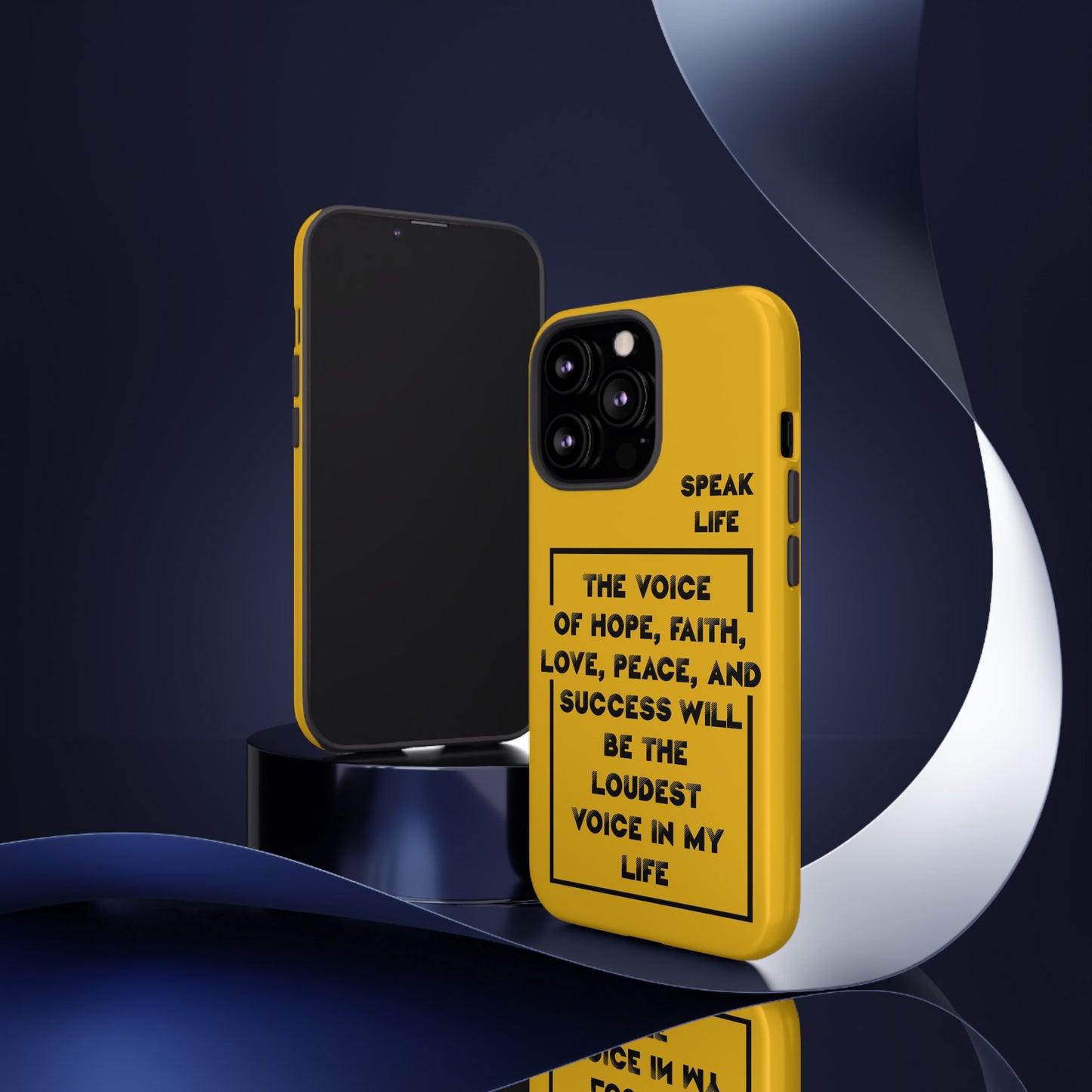 Inspiring Phone Case - "Speak Life" Quote - Hope, Faith, and Success