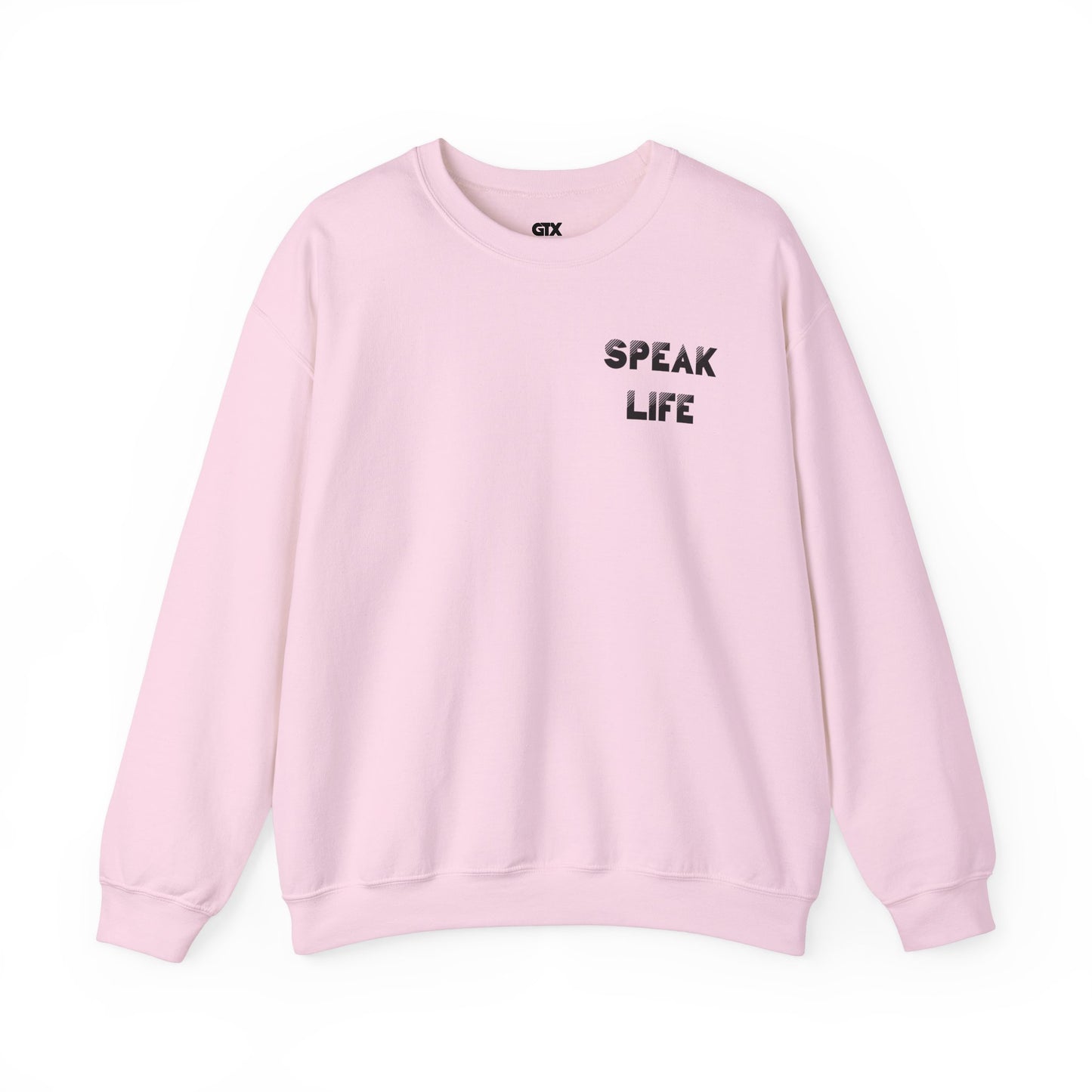 Inspirational Crewneck Sweatshirt - Speak Life Design