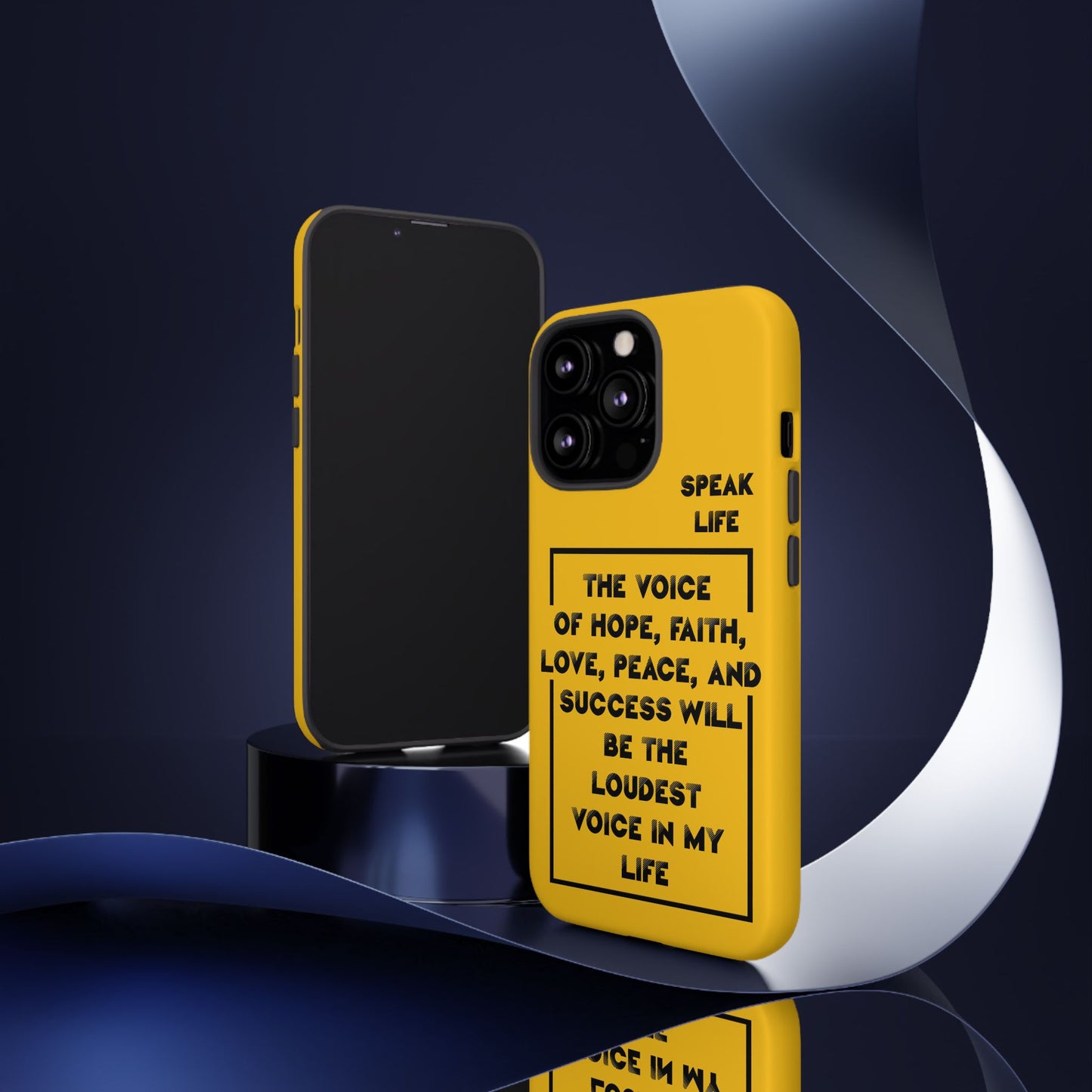 Inspiring Phone Case - "Speak Life" Quote - Hope, Faith, and Success