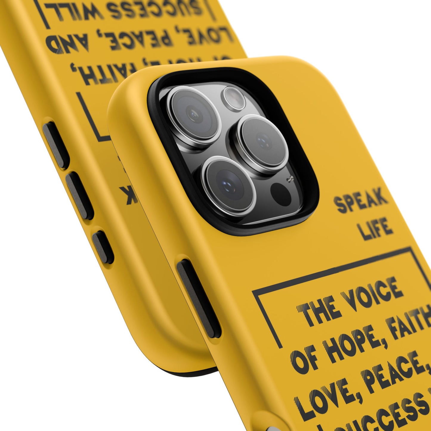 Inspiring Phone Case - "Speak Life" Quote - Hope, Faith, and Success