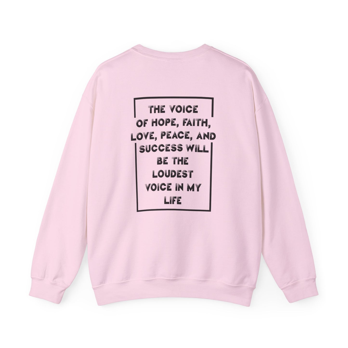Inspirational Crewneck Sweatshirt - Speak Life Design