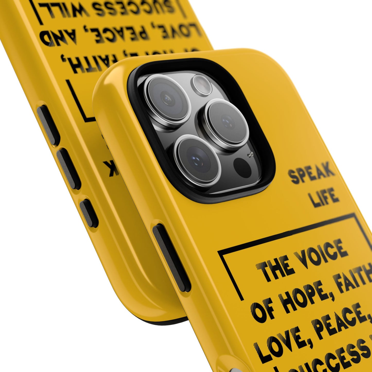 Inspiring Phone Case - "Speak Life" Quote - Hope, Faith, and Success