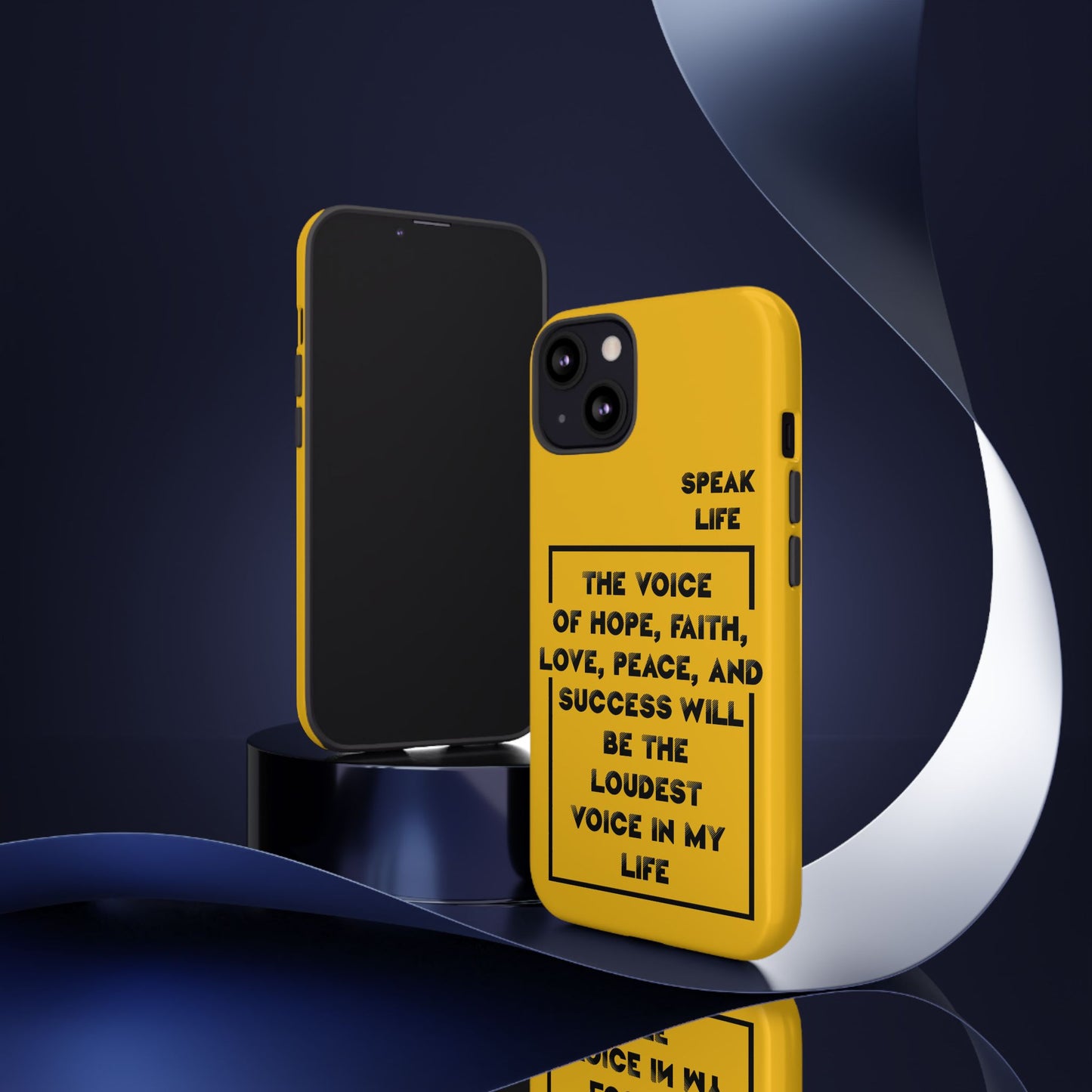 Inspiring Phone Case - "Speak Life" Quote - Hope, Faith, and Success