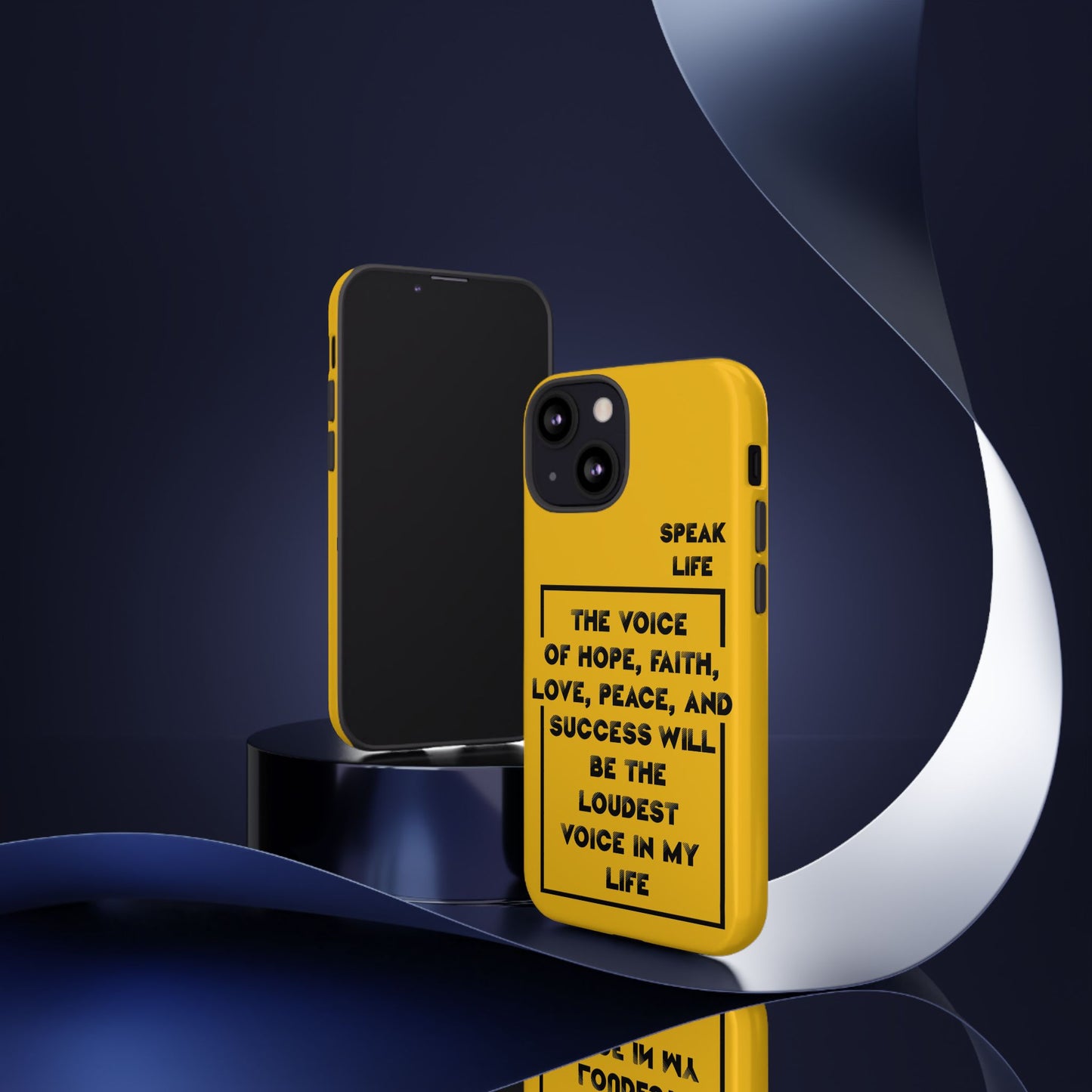 Inspiring Phone Case - "Speak Life" Quote - Hope, Faith, and Success