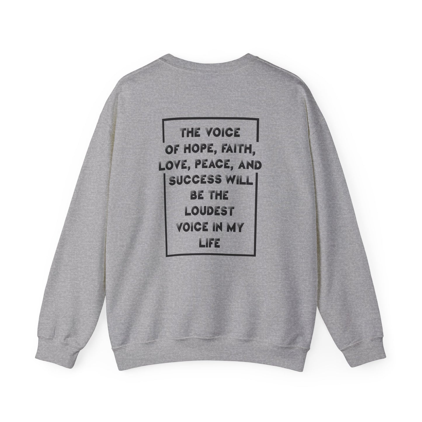 Inspirational Crewneck Sweatshirt - Speak Life Design
