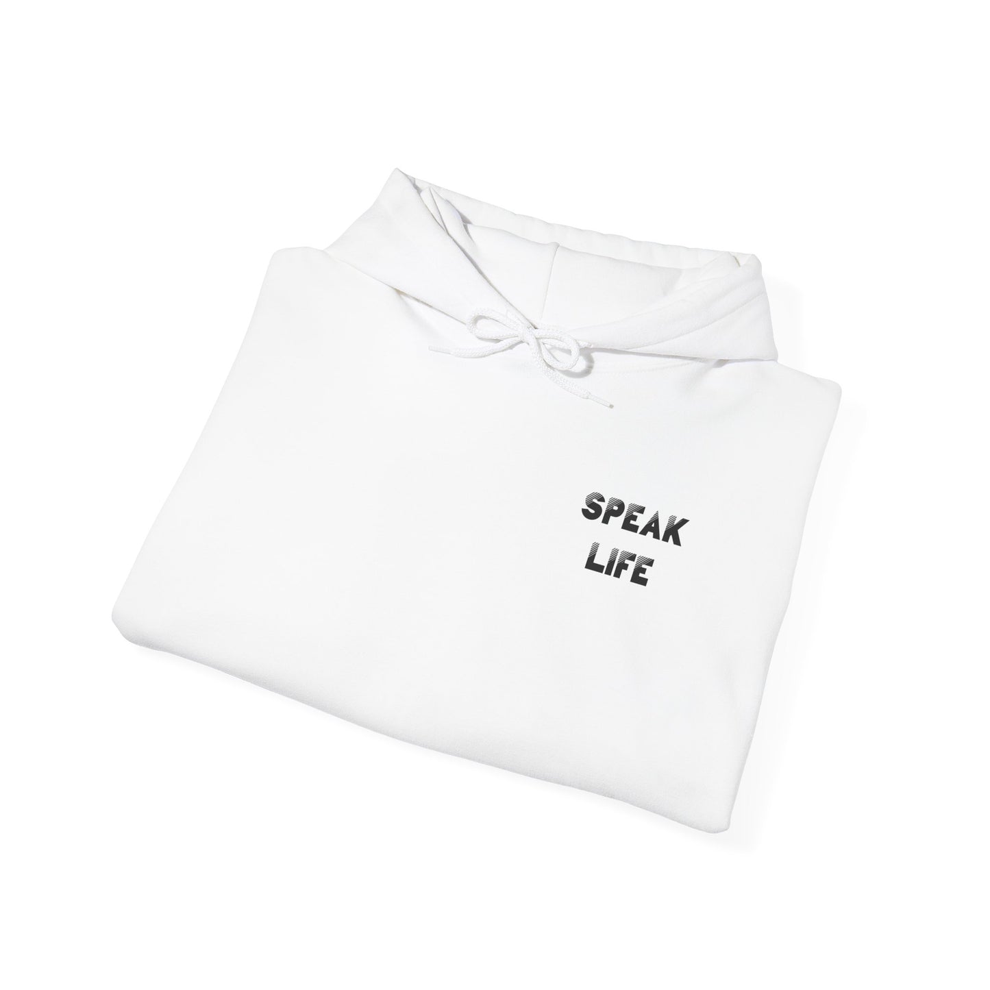 Inspirational Hoodie - Speak Life Sweatshirt for Positivity and Motivation