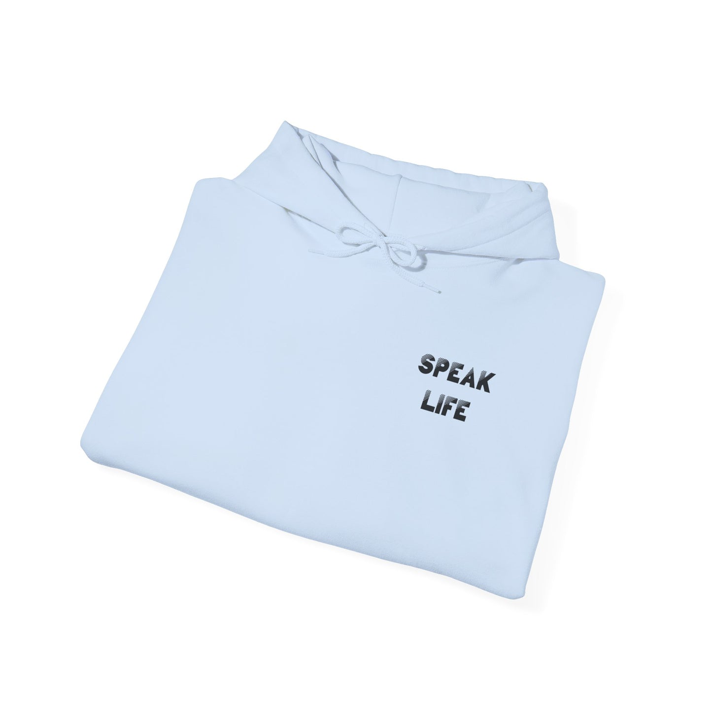 Inspirational Hoodie - Speak Life Sweatshirt for Positivity and Motivation