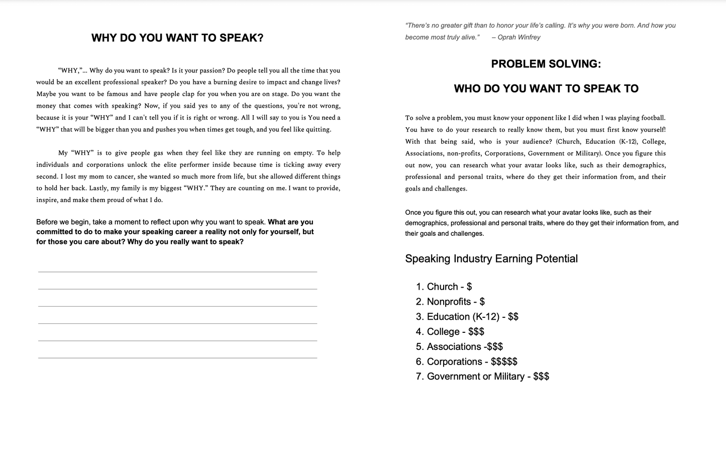 Speaking Playbook Bundle (Ebook & Workbook)