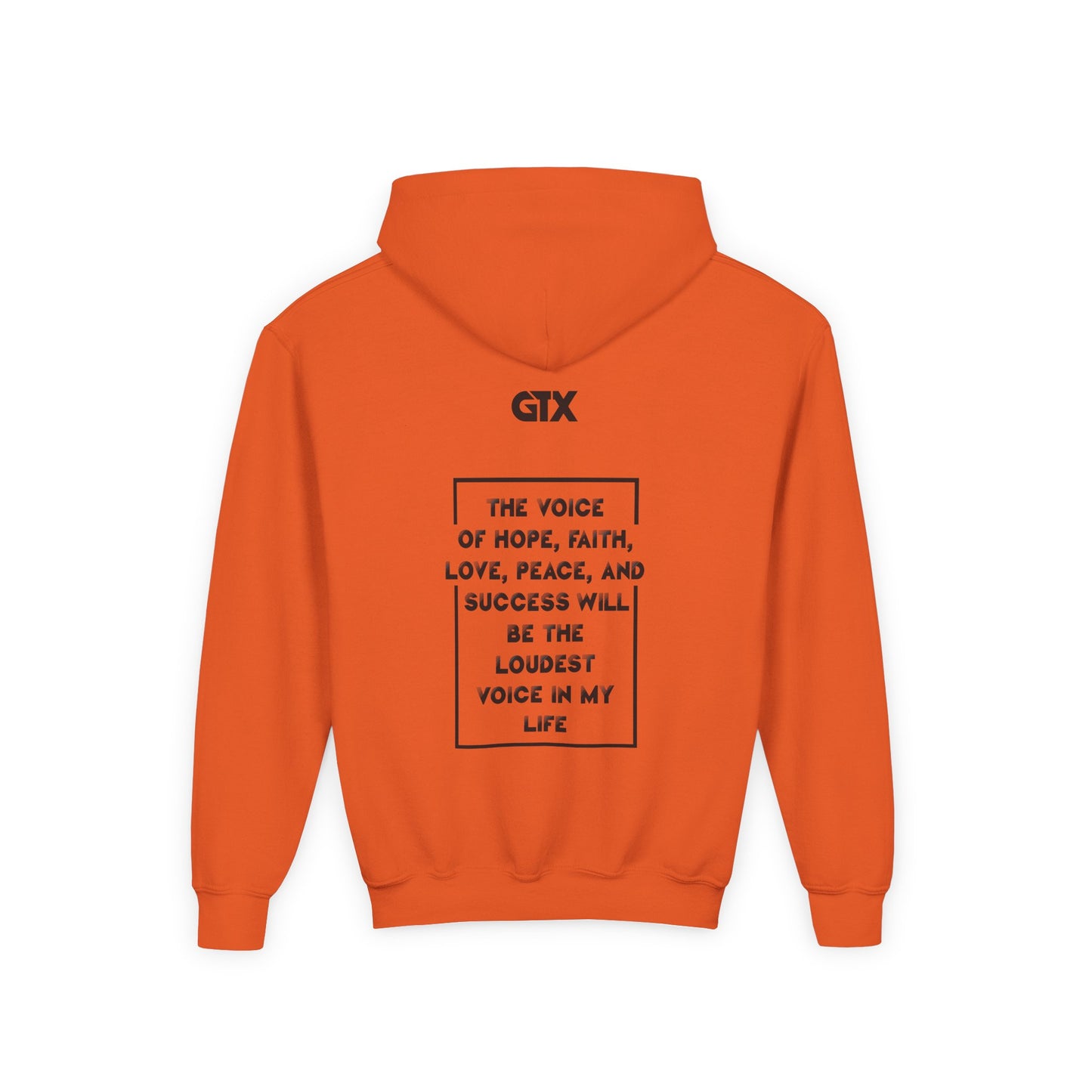 Inspiring Youth Hooded Sweatshirt - Speak Life & Voice of Hope