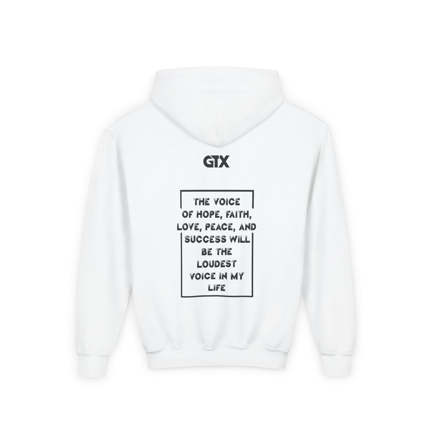 Inspiring Youth Hooded Sweatshirt - Speak Life & Voice of Hope