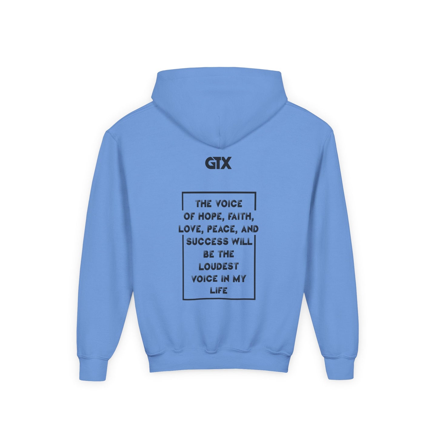 Inspiring Youth Hooded Sweatshirt - Speak Life & Voice of Hope