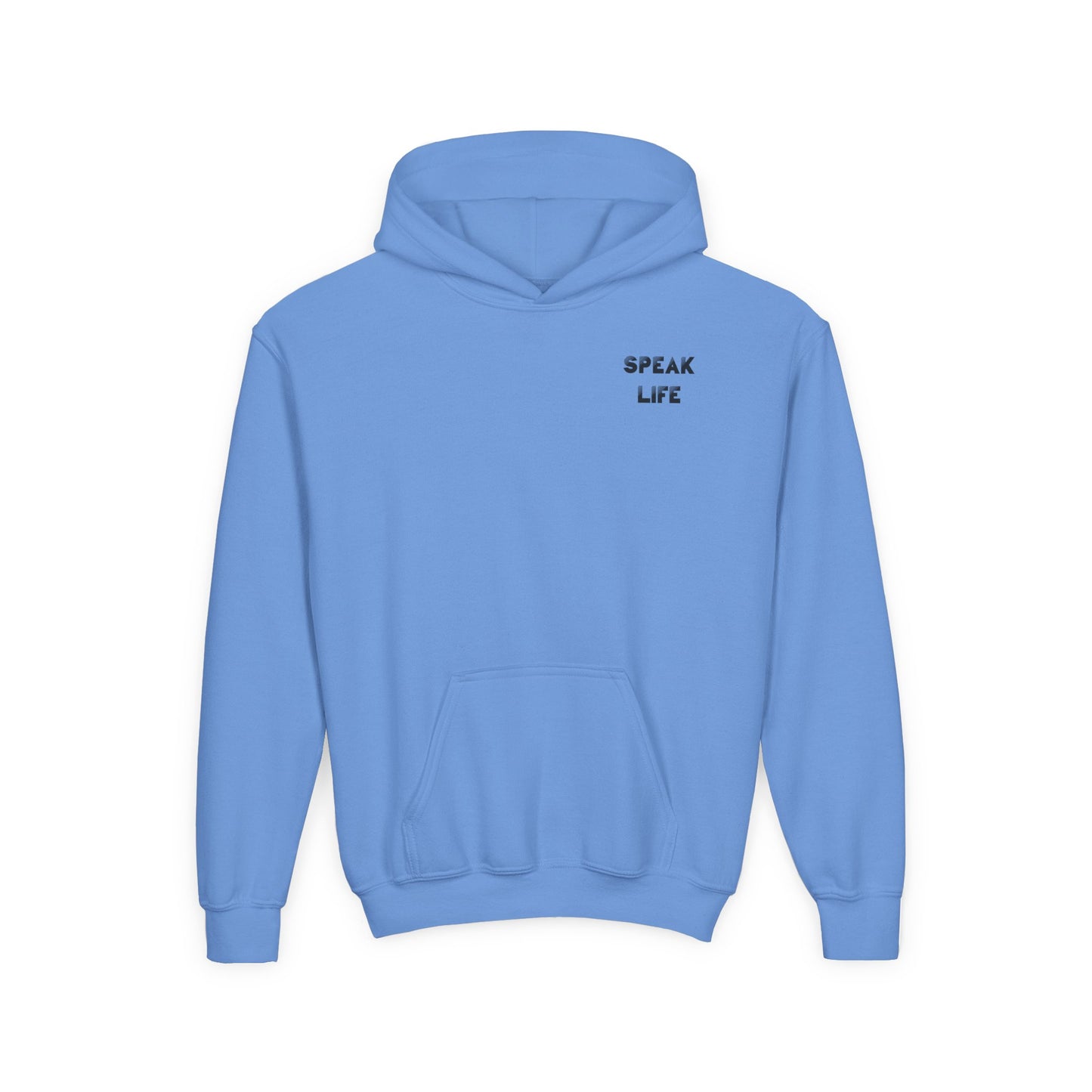 Inspiring Youth Hooded Sweatshirt - Speak Life & Voice of Hope