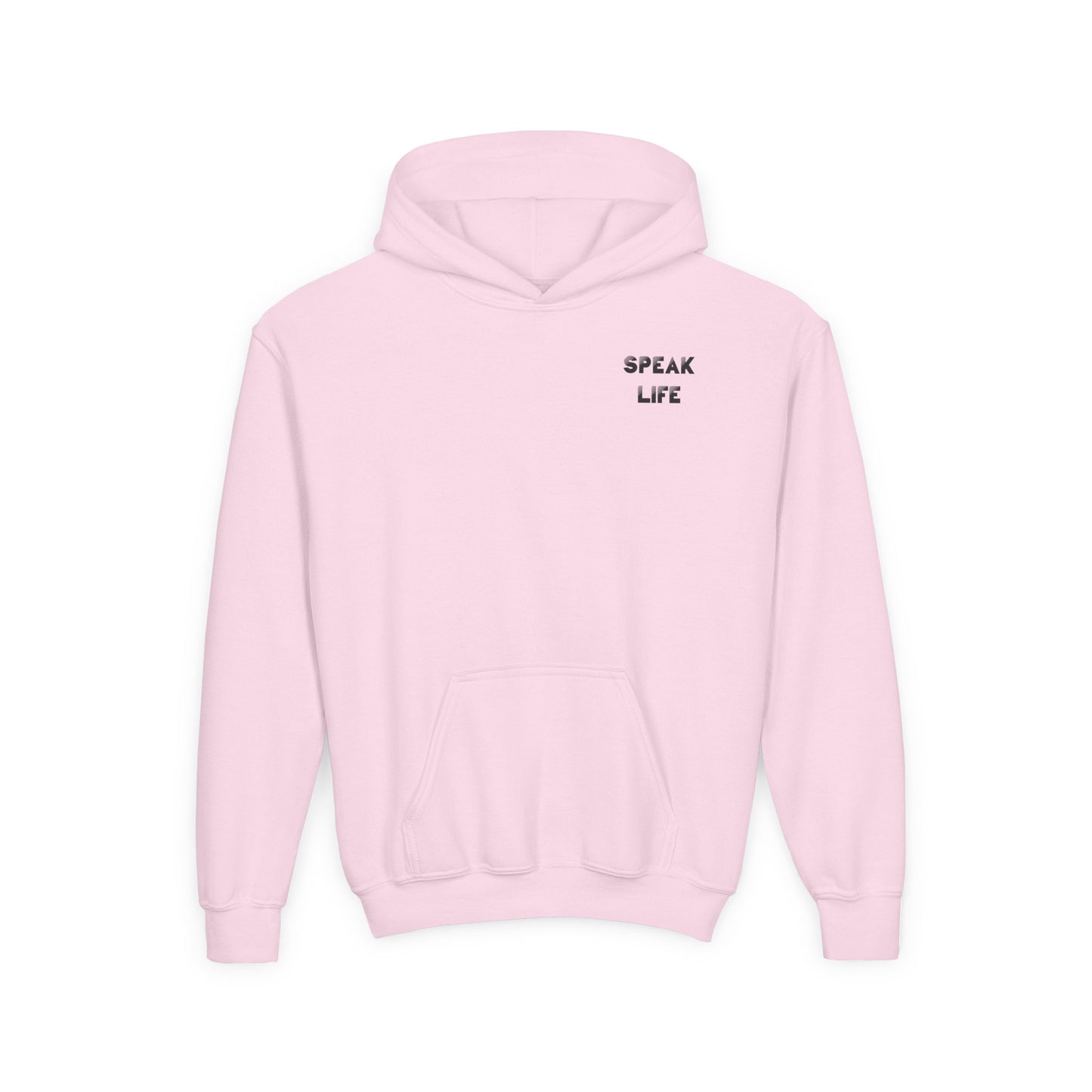 Inspiring Youth Hooded Sweatshirt - Speak Life & Voice of Hope
