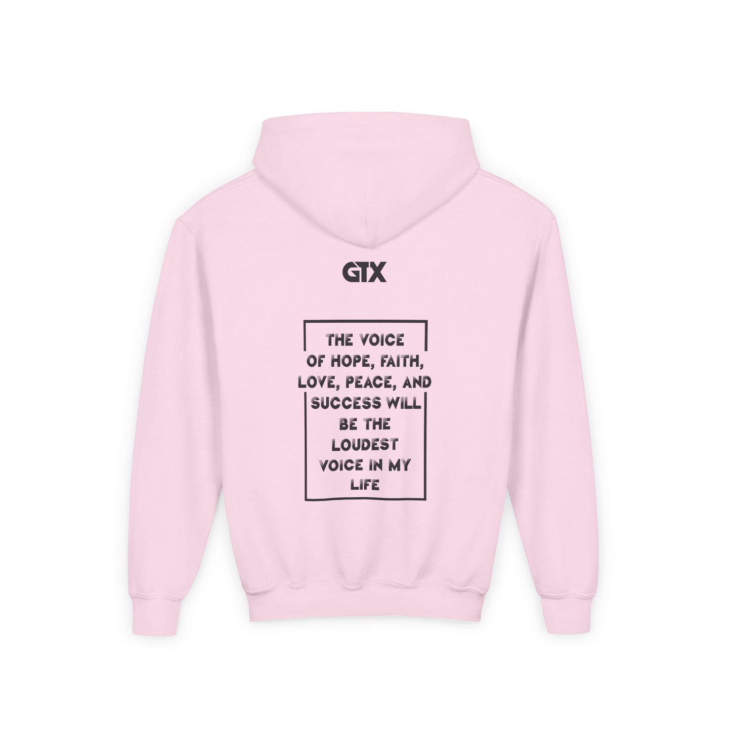 Inspiring Youth Hooded Sweatshirt - Speak Life & Voice of Hope